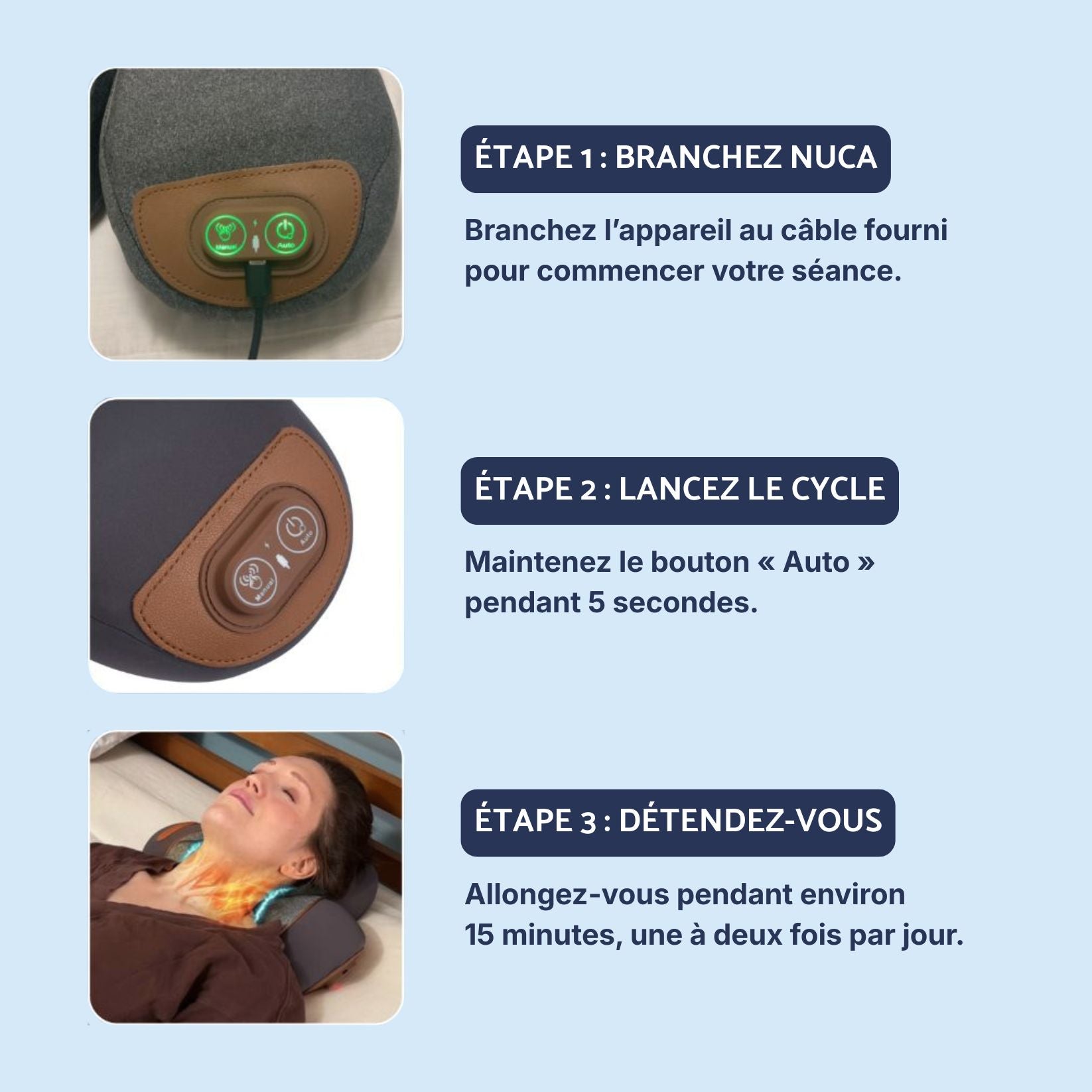 NUCA™ - MASSEUR CERVICAL
